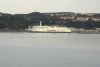 Blick auf Sassnitz mit dem FS 'R&uuml;gen' dieses F&auml;hrschiff hat 2004 seinen Heimathafen verloren nach 32 Jahren F&auml;hrdienst