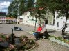 Vimmerby Marktplatz 1:3 mit Christa und Egon