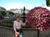 Kati auf dem Marktplatz von Vimmerby